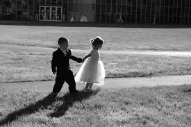 children at a wedding