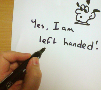 left handed