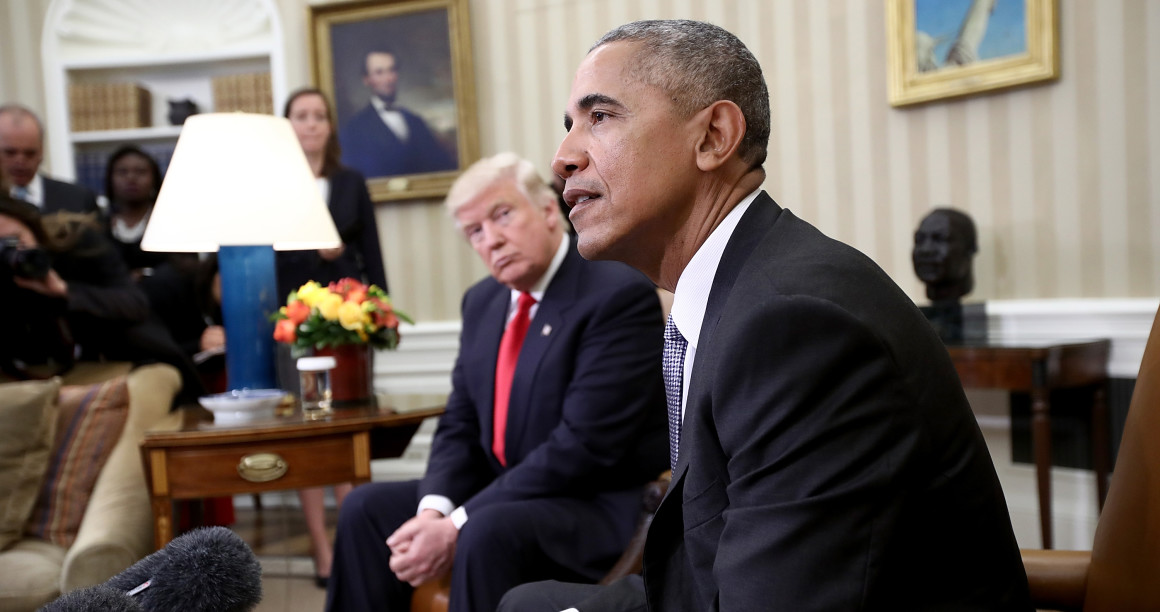 Trump and Obama